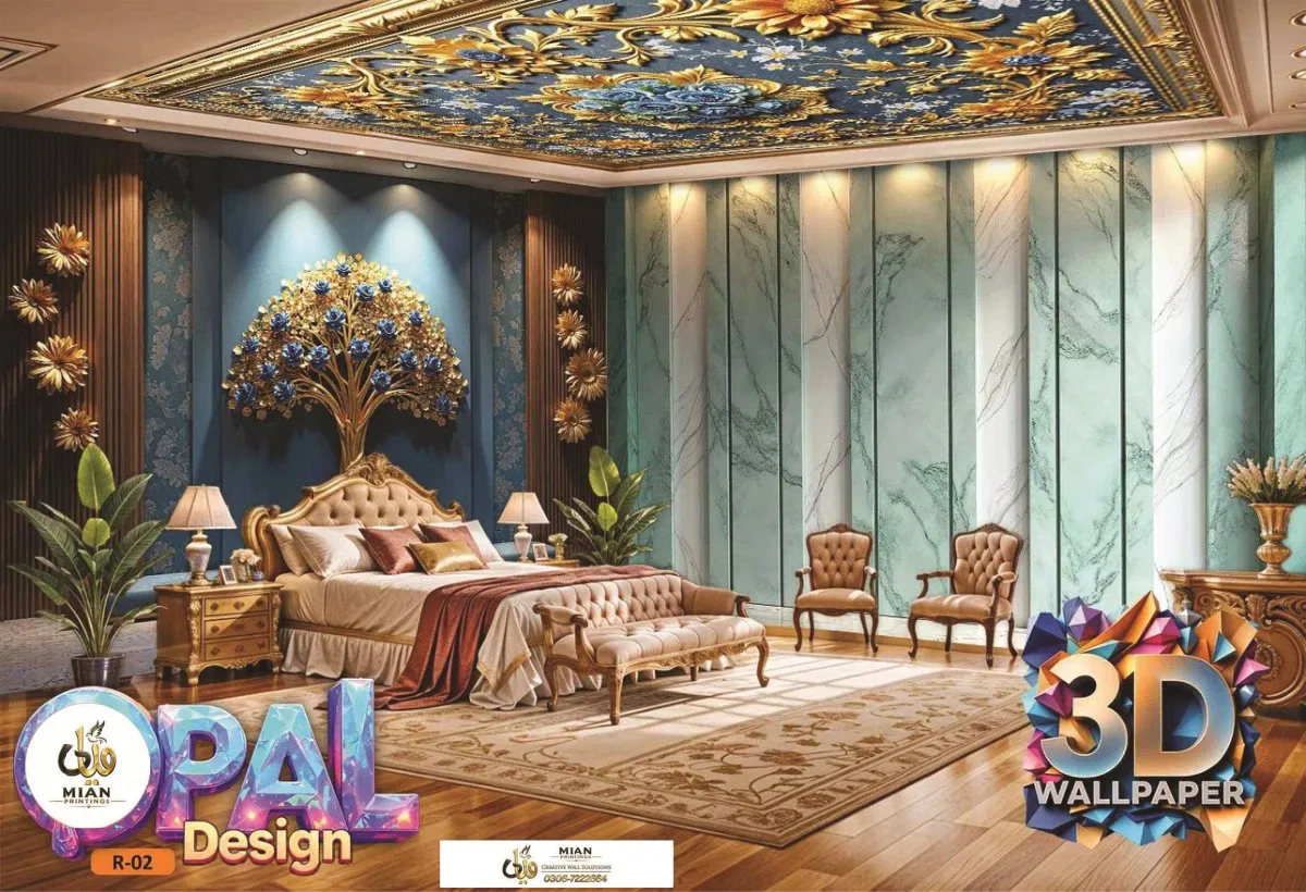 3D Opal Collection design 1 wallpaper from Mian Printing