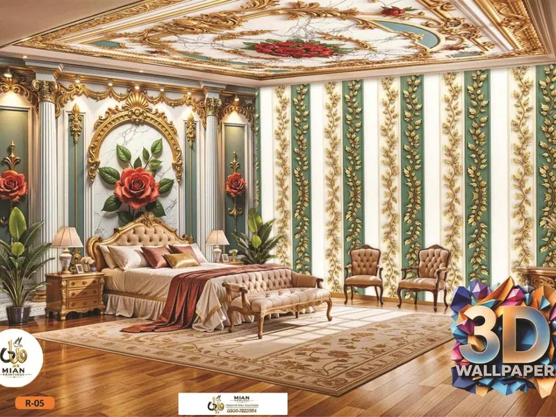 3D Opal Collection design 4 wallpaper from Mian Printing