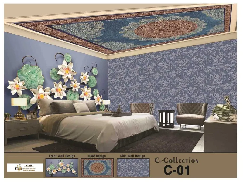 C-Rooms Collection wallpaper design sample from Mian Printing