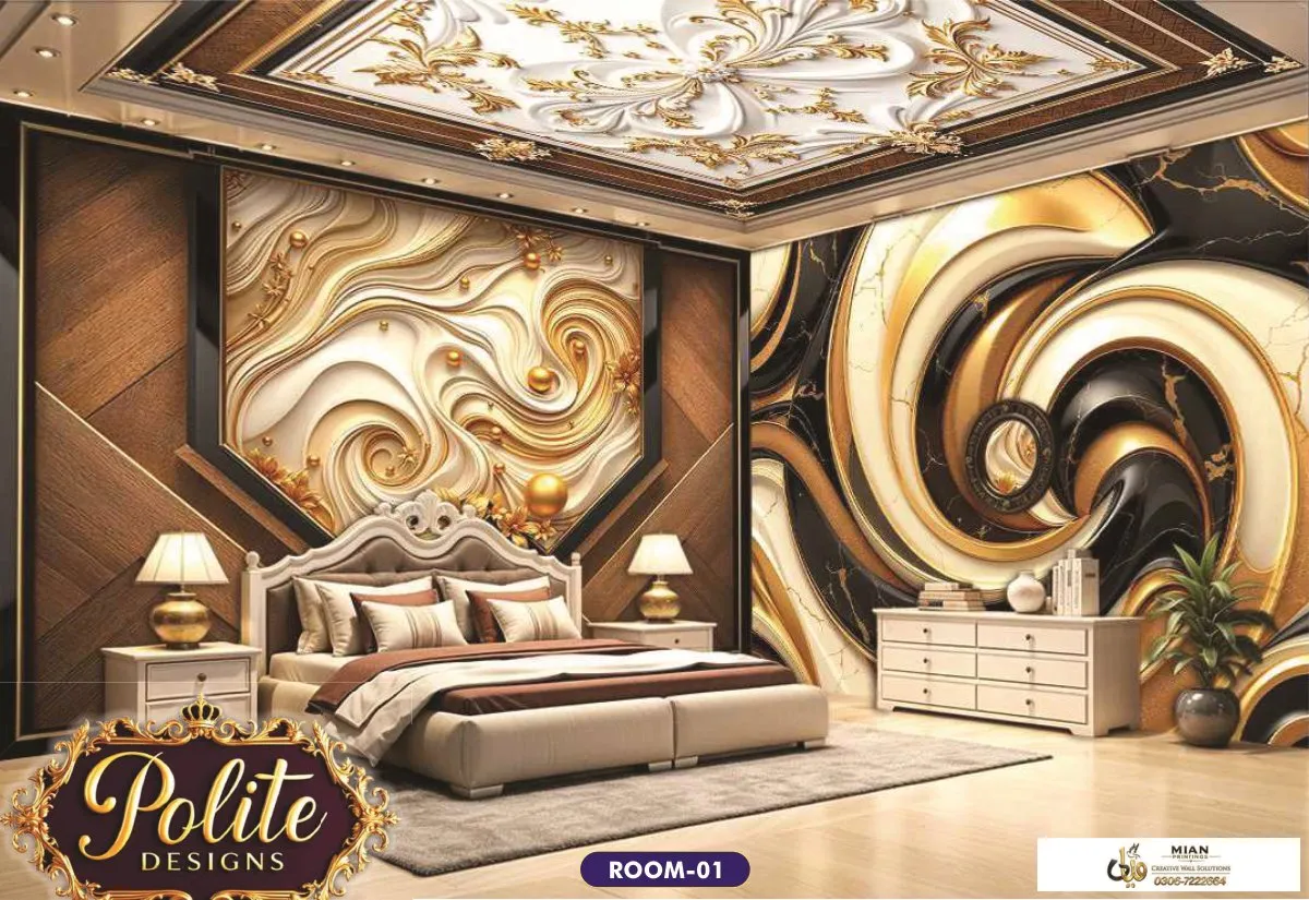 Polite Collection wallpaper design sample from Mian Printing