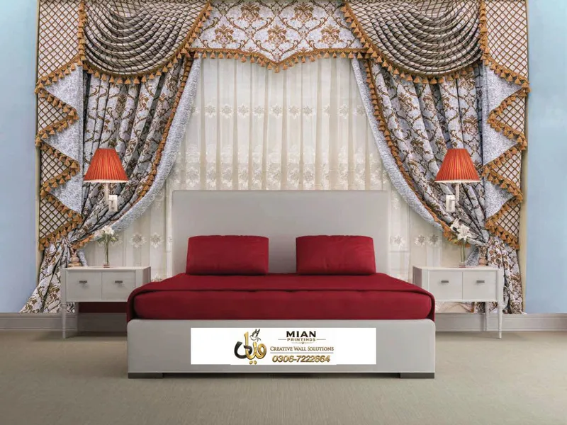 Premium Bedroom Designs design 4 wallpaper from Mian Printing