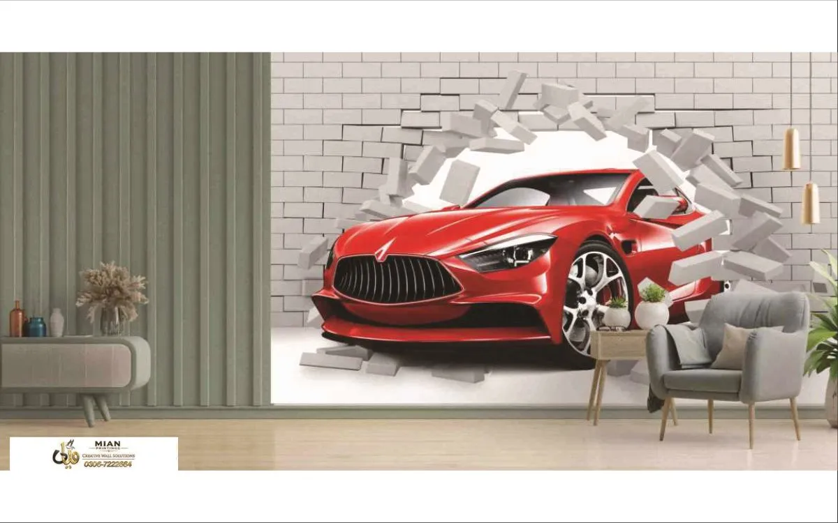 Premium Living & Drawing Room Designs wallpaper design sample from Mian Printing